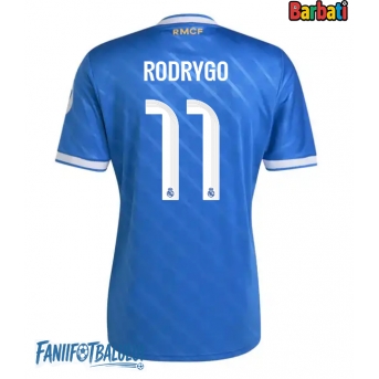 Real Madrid Rodrygo Goes #11 Tricou Fotbal Replică 2025-26 Barbati Treilea